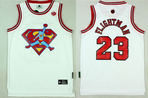 شامبو القمل سنان Chicago Bulls #23 Michael Jordan Revolution 30 Swingman White Jersey بطاقة شحن