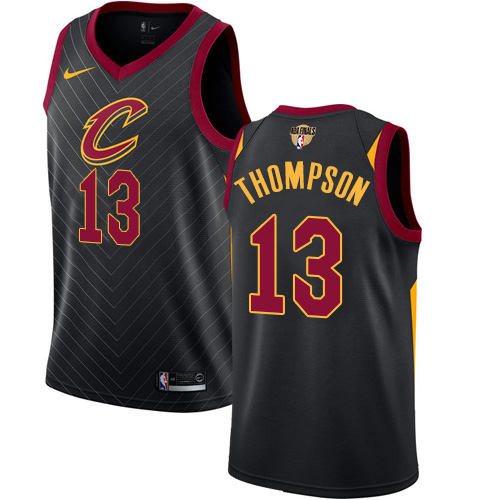 Nike Cavaliers #13 Tristan Thompson Black The Finals Patch NBA Swingman ...