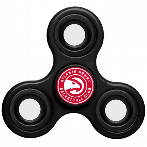 حجامه جده NBA Atlanta Hawks 3 Way Fidget Spinner C81 - Black | FansTopJersey.com حجامه جده