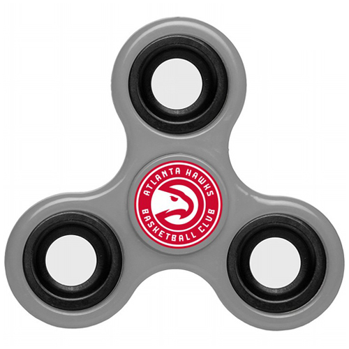 كيرسيتين NBA Atlanta Hawks 3 Way Fidget Spinner G81 - Gray | FansTopJersey.com كيرسيتين