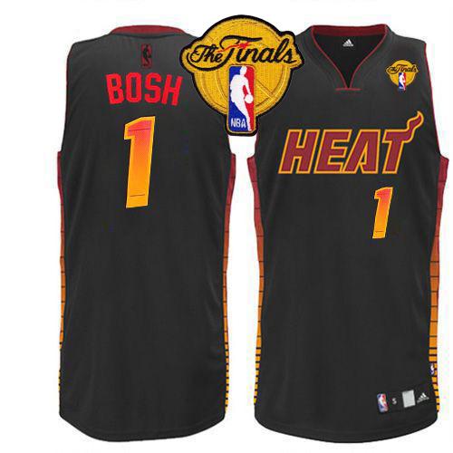 اسعار روليكس Heat #1 Chris Bosh Black Finals Patch Embroidered NBA Vibe Jersey ... اسعار روليكس