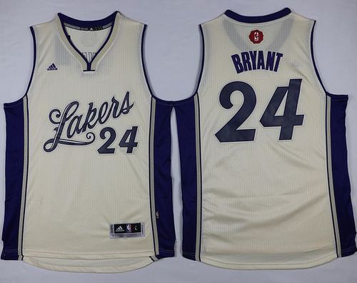 Lakers 24 Kobe Bryant White 2015 2016 Christmas Day Stitched Nba Jersey Cheap Basketball Jerseys Design
